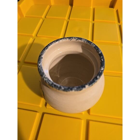 Vtg Casey Pottery Marshall, Texas Cookie Jar, Heart Design, Canister 4” - Picture 5 of 6